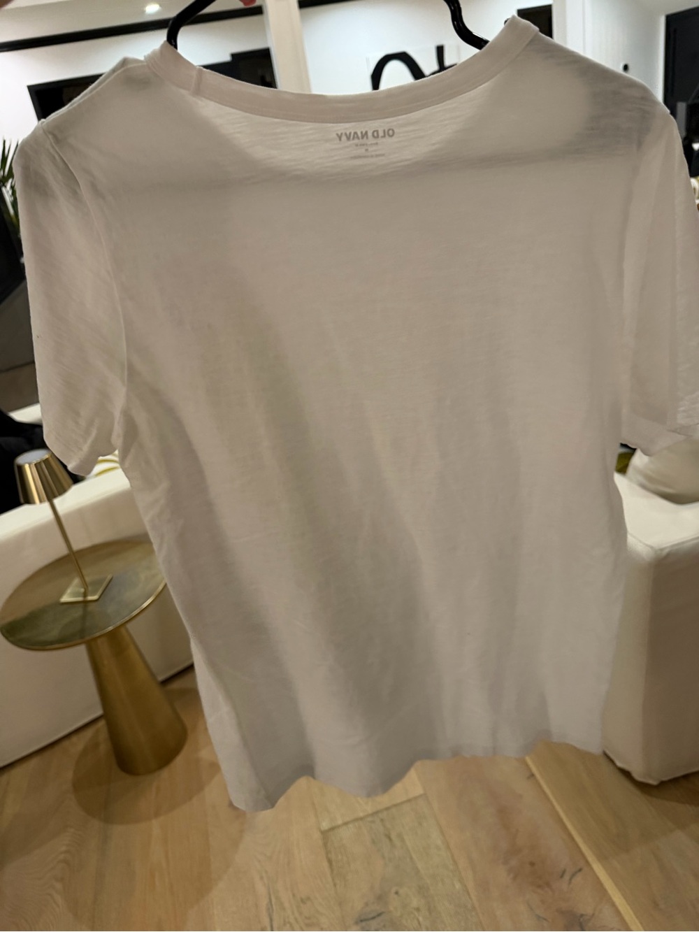 Old Navy Women’s White Short-Sleeve Crew Tee